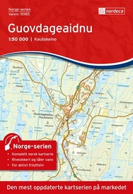 Wandelkaart - Topografische kaart 10165 Norge Serien Guovdageaidnu | Nordeca