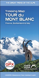 Wandelkaart Tour du Mont Blanc | Knife Edge Outdoor