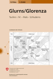Wandelkaart - Topografische kaart 1219bis Glurns/Glorenza | Swisstopo