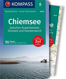 Wandelgids 5449 Wanderführer Chiemsee - zwischen Rupertiwinkel, Simssee und Kampenwand | Kompass