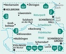 Wandelkaart 773 Naturpark Schwäbisch - Fränkischer Wald | Kompass