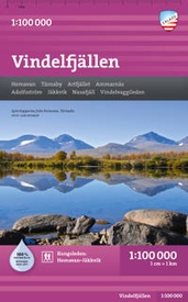Wandelkaart Fjällkartor 1:100.000 Vindelfjällen | Zweden | Calazo