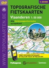 DVD rom Digitale Topografische Fietskaarten Vlaanderen Fietsknooppuntroutes | Lannoo