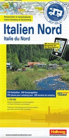 Wegenkaart - landkaart Noord Italië voor camping en camper | Hallwag