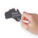 Wereldkaart Krijtbord  - Chalkboard World map | Luckies