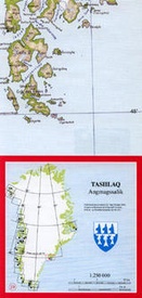 Wandelkaart Angmagssalik / Tasiilaq - Groenland | SAGA maps