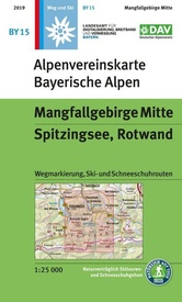 Wandelkaart BY15 Alpenvereinskarte Mangfallgebirge Mitte | Alpenverein