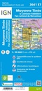Wandelkaart - Topografische kaart 3641ET Moyenne Tinée | IGN - Institut Géographique National