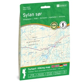 Wandelkaart 3024 Topo 3000 Sylan Sor - zuid | Nordeca