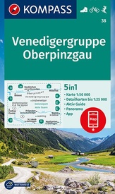 Wandelkaart 38 Venedigergruppe - Oberpinzgau | Kompass