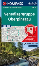 Wandelkaart 38 Venedigergruppe - Oberpinzgau | Kompass