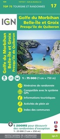 Wandelkaart - Fietskaart 17 Golfe du Morbihan | IGN - Institut Géographique National