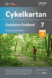 Fietskaart 07 Cykelkartan Sydvästra Småland - zuidwest Smaland | Norstedts