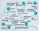 Wandelkaart 228 Wiener Hausberge - Schneeberg - Rax | Kompass