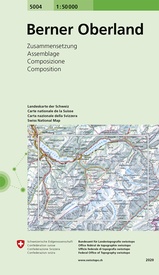 Wandelkaart - Topografische kaart 5004 Berner Oberland | Swisstopo