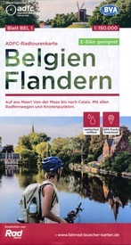Fietskaart BEL1 ADFC Radtourenkarte Vlaanderen - Flandern - België | BVA BikeMedia