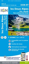 Wandelkaart - Topografische kaart 3336ET Les Deux Alpes | IGN - Institut Géographique National