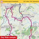 Fietskaart 07 Cycle Map Central Sussex & South Surrey | Walk Wheel Cycle Trust | Sustrans