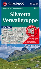Wandelkaart 41 Silvretta - Verwallgruppe | Kompass