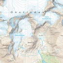 Wandelkaart Hoyfjellskart Okstindan | Calazo