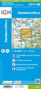 Wandelkaart - Topografische kaart 3517SB Rambervillers | IGN - Institut Géographique National