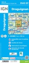 Wandelkaart - Topografische kaart 3543OT Draguignan | IGN - Institut Géographique National