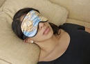   Slaapmasker met Wereldkaart - licht blauw | Kikkerland