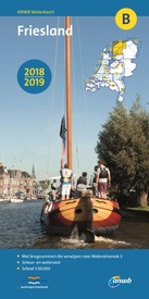 Waterkaart B Friesland 2018 - 2019 | ANWB Media
