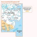 Wandelkaart - Topografische kaart 457 OS Explorer Map South East Lewis | Ordnance Survey