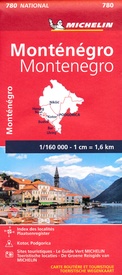 Wegenkaart - landkaart 780 Montenegro | Michelin