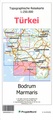 Wegenkaart - landkaart Bodrum - Marmaris | Projekt Nord