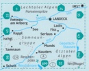 Wandelkaart 42 Landeck - Nauders - Samnaungruppe | Kompass