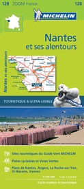 Wegenkaart - landkaart 128 Nantes et ses alentours | Michelin