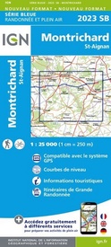 Wandelkaart - Topografische kaart 2023SB Montrichard, St-Aignan | IGN - Institut Géographique National