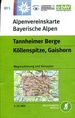 Wandelkaart BY05 Alpenvereinskarte Tannheimer Berge | Alpenverein