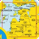 Wegenkaart - landkaart Baltikum Estland, Letland, Litouwen (Baltische Staten) | Marco Polo