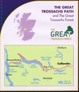 Wandelkaart The Great Trossachs Path | Harvey Maps