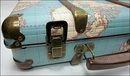 Koffertje met vintage wereldkaart | Sass & Belle