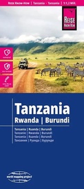 Wegenkaart - landkaart Tanzania Rwanda Burundi | Reise Know-How Verlag
