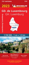 Wegenkaart - landkaart 717 Gr. H. Luxemburg 2023 | Michelin