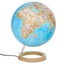 Wereldbol - Globe 17 Neon Classic ø 30 cm | Nederlandstalig | Met Verlichting | National Geographic