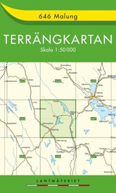 Wandelkaart - Topografische kaart 646 Terrängkartan Malung | Lantmäteriet