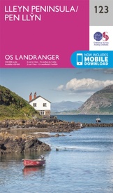 Wandelkaart - Topografische kaart 123 Landranger  Lleyn Peninsula - Wales | Ordnance Survey