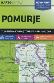 Wandelkaart - Fietskaart Pomurje - Murska - Lendava | Kartografija