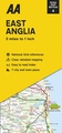 Wegenkaart - landkaart 4 Road Map Britain East Anglia | AA Publishing