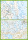 Wandelkaart Terrängkartor FIN Repovesi Mäntyharju Paistjärvi | Calazo