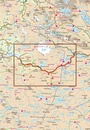 Wegenkaart - landkaart 04 Nasjonale Turistveger Hardangervidda | Nordeca