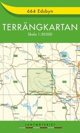 Wandelkaart - Topografische kaart 664 Terrängkartan Edsbyn | Lantmäteriet