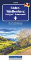 Wegenkaart - landkaart 7 Baden-Württemberg / Stuttgart, Zwarte Woud | Kümmerly & Frey
