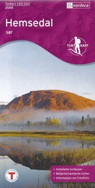 Wandelkaart 2688 Turkart Hemsedal Sør - Zuid | Nordeca